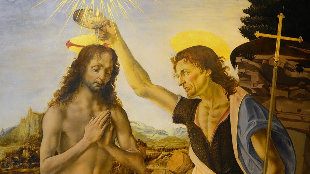 ST JOHN THE BAPTIST,BAPTIZES,JESUS