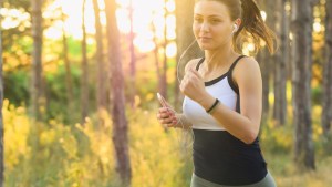 Woman running