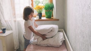 GIRL CLEANING