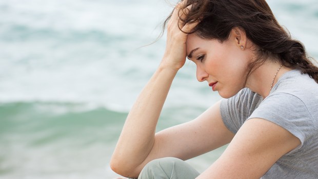 WOMAN DEPRESSED SAD