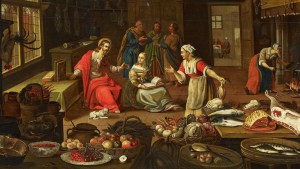 WEB3 JESUS CHRIST HOME HOUSE MARTHA MARY FOOD MEAL Georg Friedrich Stettner PD