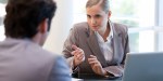WOMAN NEGOTIATING