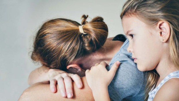 woman crying