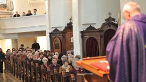 priest at mass