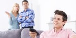 ADULT SON AND PARENTS