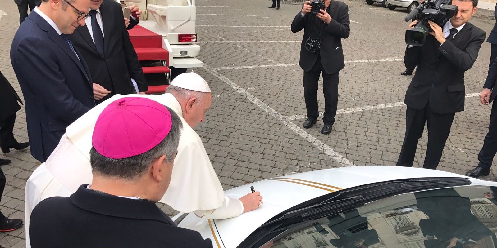 lamborghini, car, pope francis,
