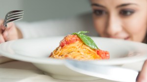 SPAGHETTI, FOOD, WOMAN