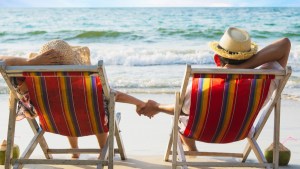 SEA, COUPLE, RELAX