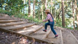 CHILD CLIMBING STAIRS