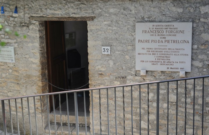 Dom, w którym urodził się ojciec Pio