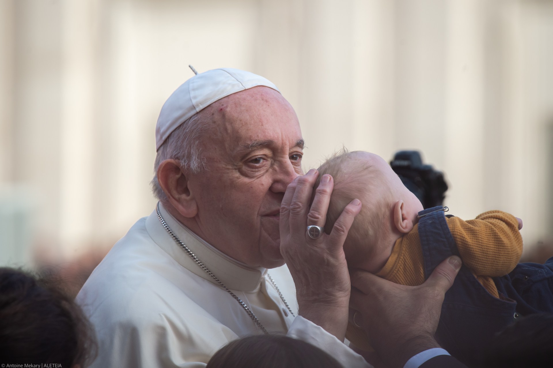 Pope Francis during his weekly general audience September 28, 2022