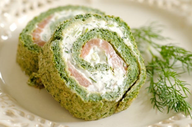 Rollito de espinaca.