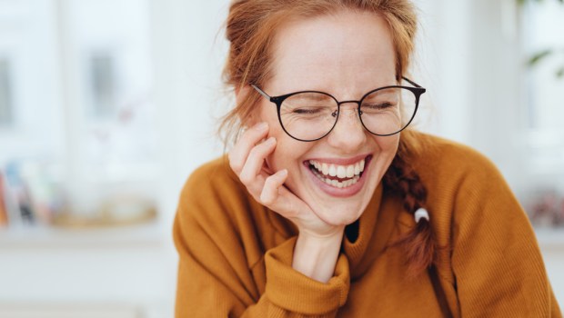 Girl smiling