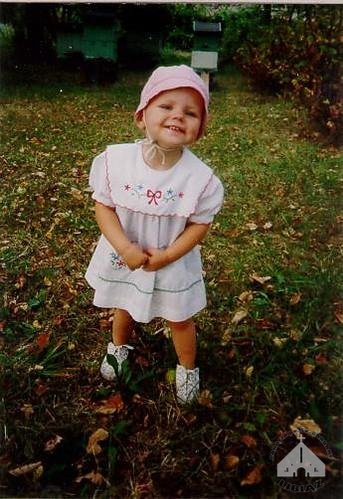 Helena Kmieć w dzieciństwie