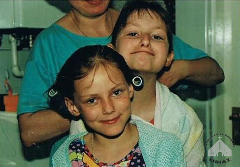 Helena Kmieć w dzieciństwie