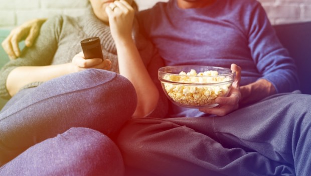 Couple Watching TV