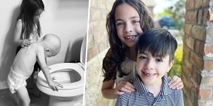 Ganljiva zgodba, ki se skriva za fotografijo bolnega dečka in njegove sestrice