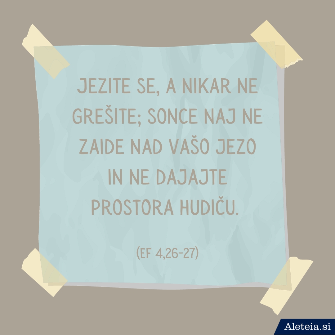 svetopisemski citati proti jezi