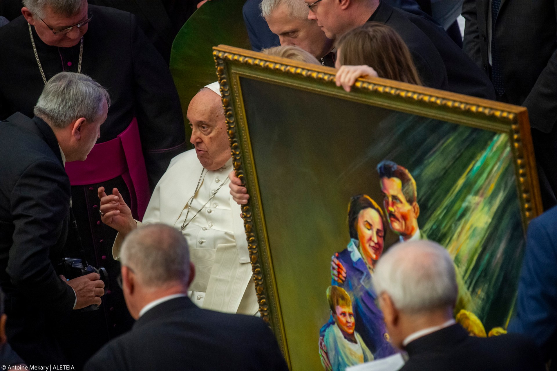 ULMA FAMILY Pope Audience