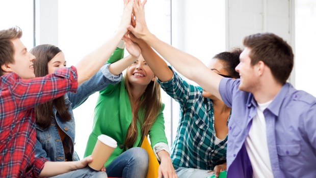 high school high five