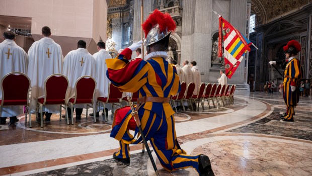 Holy Mass for the swearing-in of the new Pontifical Swiss Guard in Saint Peter's Basilica