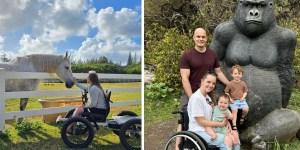Mlada mamica, ki na invalidskem vozičku živi polno življenje
