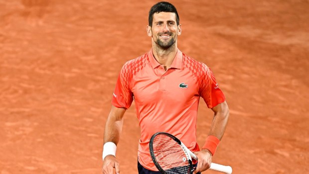 Novak Djokovic of Serbia during the French Open, Grand Slam tennis tournament on May 31, 2023 at Roland Garros stadium in Paris, France