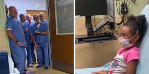 Prisrčen video zdravnikov, ki so s petjem polepšali dan bolni deklici