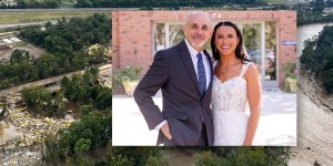 Hodil po blatu in plezal čez ruševine, da bi hčer pospremil do oltarja