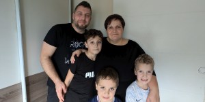 Simona na testu prleščine pri Matjažu